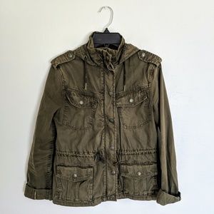 Aritzia Talula Trooper Jacket - XXS - Dark Olive
